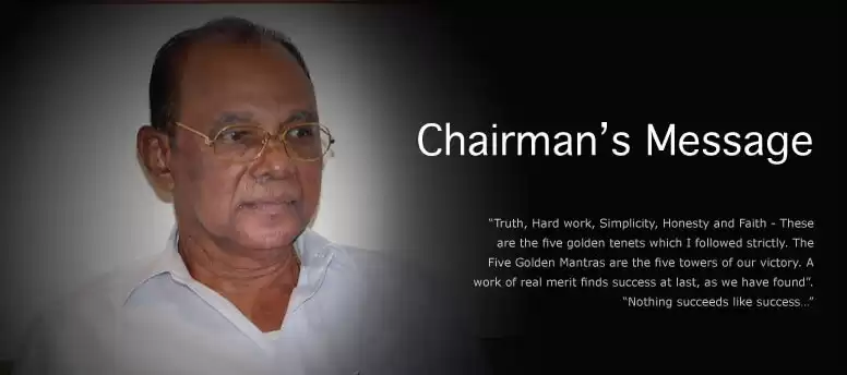 Dr M. G. Muthu Message